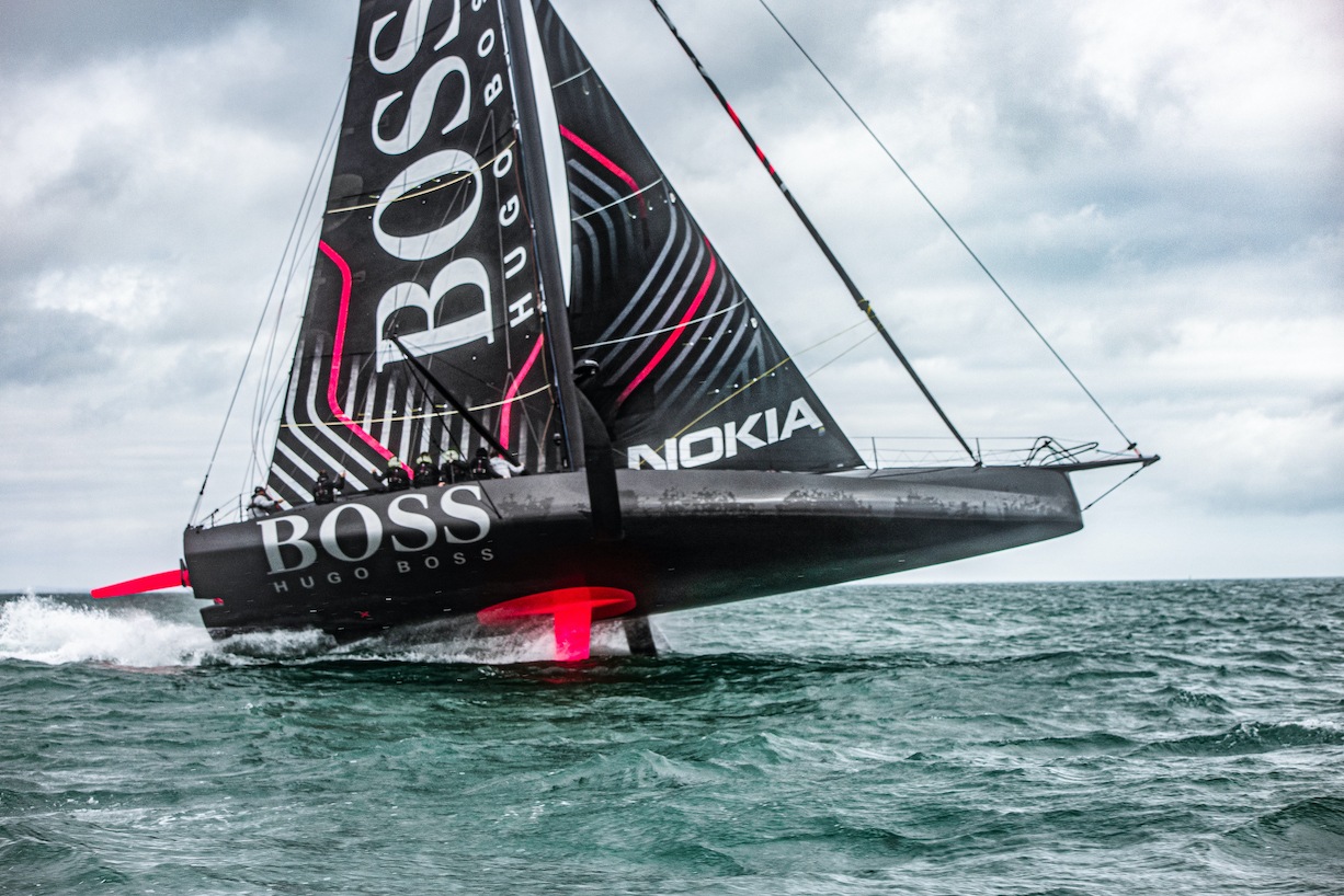 hugo boss racing sailboat