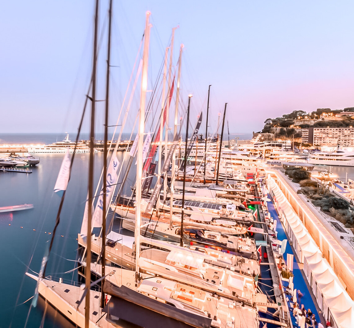 yacht with sails monaco